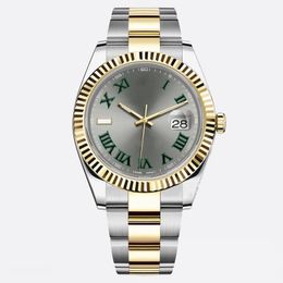 Reloj de cuarzo para mujer, automático, con maquinaria deportiva, 36/41MM, 904L, totalmente de acero inoxidable, iluminado, resistente al agua, zafiro, negocios, clásico, 31mm, montre relojes