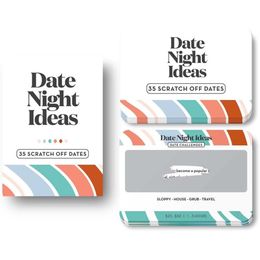 Idées de soirée de rendez-vous pour couple, cadeau romantique, jeu de cartes amusant et aventureux avec date passionnante, grattez les idées de cartes pour couple, petite amie