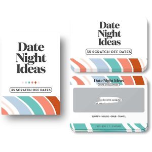 Date Night-ideeën voor een stel Romantisch cadeau Leuk Avontuurlijk kaartspel met spannende date Kras de kaartideeën voor een stel vriendin