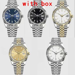 Datejust 126334 luxe horloge 36/41MM uurwerk horloges heren 28/31MM vergulde band orologi zwart roze diamanten designer horloge vintage eenvoudig xb03 B4