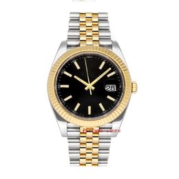 Datejust Automatisch Staal Geel Goud Heren Jubilee Armband Horloge 126333 Modemerk automatisch waterdicht saffier herenhorloge