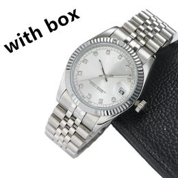 Datejust diamanten horloge voor luxe dameshorloges, elegante mode-orologio.Waterdicht eenvoudig dameshorloge trendy verguld goud zilver sb008