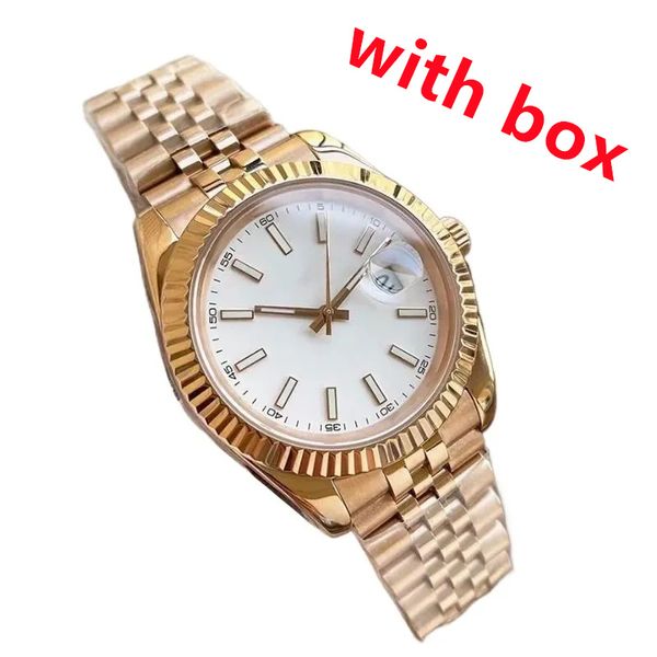 Datejust montre pour hommes simplicité montres de créateurs haut de gamme en acier inoxydable étanche Wimbledon montre de luxe montres à quartz 41mm 36mm 31mm 28mm SB015 B4