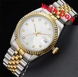 Datejust moissanite horloge dames designer horloges waterdicht zwemmen quartz horloge lichtgevende diamanten luxe mechanisch herenhorloge avond SB008 Q2