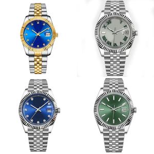 Datejust reloj de oro plateado calendario relojes de dama de alta calidad 41 mm moda montre de luxe correa de acero inoxidable mujer reloj de diseñador regalo de vacaciones delicado SB027 B4