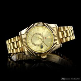Datejust Top luxe rollen sport quartz horloges japan auto datum beweging mannen roestvrijstalen band zakelijke horloges voor mannen 2023252a