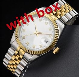 Datejust dameshorloge koppelstijl vergulde index wijzerplaat montre de luxe 28/31 mm waterdicht lichtgevend mode 126334 designerhorloges voor mannen 36/41 mm SB013 B4