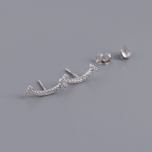 rencontres Mariage et femmes designer Charm boucles d'oreilles luxe diamant smiley visage bijoux