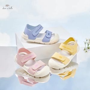 Dave Bella Boys Sandals Summer Kids Chaussures mode Light Soft Flats Girls Infant Casual Enfants Outdoor DB2248747 240511