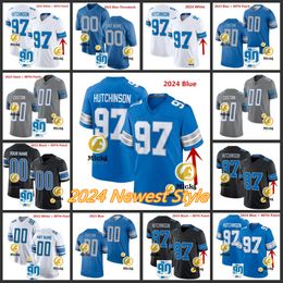 David Montgomery Josh Paschal Jack Campbell Jahmyr Gibbs Detroit Football Jersey Jake Funk Jameson Williams 17 Michael Badgley Jerseys Custom