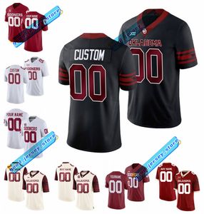 David Stone Deion Burks Oklahoma Football Jersey Zion Ragins Gavin Sawchuk Jayden Gibson Jalil Farooq Nic Anderson Custom Oklahoma Sooners Jerseys