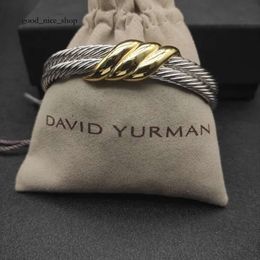 David Yurma Bracelet Bangle Yurma X Pulsera para mujeres Cabina de cable de alta calidad Cabina Vintage Bucle étnico Hoop Punk Jewelry Band 668