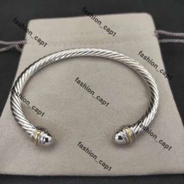 David Yurma Armband DY Armband Designer Kabelarmband Mode-sieraden voor Vrouwen Mannen Goud Zilver Parel Hoofd Kruis Bangle Armband Dy Sieraden Man Kerstcadeau 778