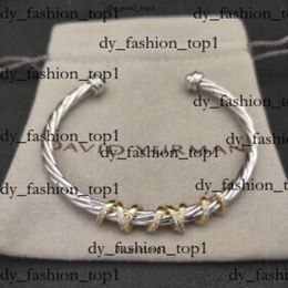 Bracelet David Yurma Dy Bracelet Designer Cable Bracelet Bijoux de mode pour femmes hommes Gold Silver Pearl Cross Cross Bracelet Dy Jewelry Man Gift 624