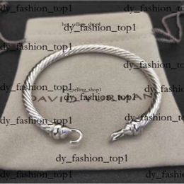 DAVID YURMA Pulsera Dy Diseñador de brazalete Pulsera de cable Joyería de moda para mujeres Men Gold Silver Pearl Coss Bangle Bracelet Dy Joyería Hombre Regalo de Navidad 447