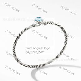 DAVID YURMA Pulsera Dy Diseñador de brazalete Pulsera de cable Joyería de moda para mujeres Men Gold Silver Pearl Coss Bangle Bracelet Dy Joyería Amor de Navidad 57