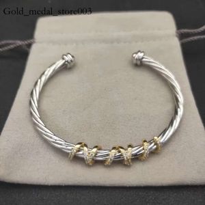 David Yurma Bracelet Dy Bracelet Designer Bracelet Bijoux pour les femmes Men Men Gold Silver Pearl Cross Cross Bracelet Dy Jewelry Man Gift 810