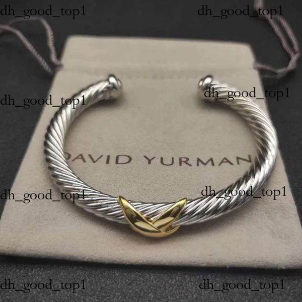 Bracelet David Yurma Dy Bracelet Designer Cable Bracelet Bijoux Fashion For Women Men Gold Silver Pearl Cross Cross Brangle Bracelet Dy Jewelry Man Christmas 176