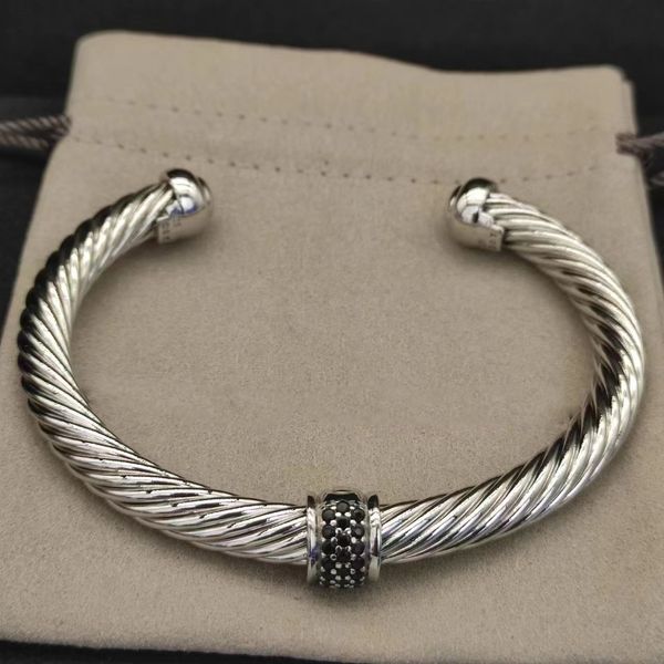 Bracelet de David Yurma Pulsera Dy Diseñador de cable Joyería de moda para mujeres Men Gold Silver Pearl Head Bangle Bracelet Dy Joyería 638