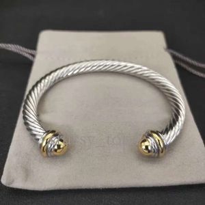 David Yurma Bracelet Dy Designer Cable Fashion Sieraden voor vrouwen Men Gold Silver Pearl Head Cross Bangle Christmas Love Gift