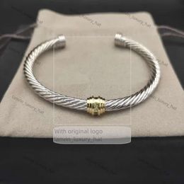 David Yurma Bracelet Luxury armband kabel armbanden ontwerper Yurma armband sieraden vrouwen zilveren parelhoofd David Yurma -vormige manchetarmband sieraden 212