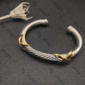 David Yurma Bracelets Designer Jewelry Bangle David Yurma x 7 mm Bracelet pour femmes Bracelet pour hommes de haute qualité Cable Câble C 507