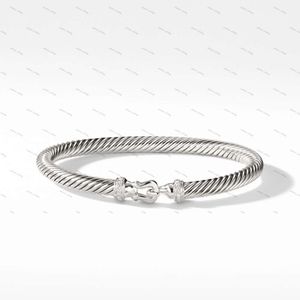 David Yurma Fashion Designer armbanden luxueus en hoogwaardige sterling zilveren ontwerp modieuze en veelzijdige armband 5mm fabrikant directe groothandel