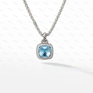 Collier David Yurma Designer mode européen et américain populaire Twisted Wired Zircon Pendant Collier Luxury Marques Dy