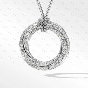 Collier David Yurma Designer Fashionable et populaire zircon Ring Pendant Collier Luxury Marques Dy