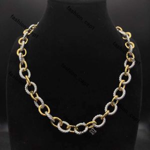 David Yurma Kettingen Hart Hanger Ontwerper DY Ketting voor Vrouwen Man Koppels Kerstmis Populaire Retro Madison Link Chain Dy Ketting Party Hoge Kwaliteit Sieraden 834