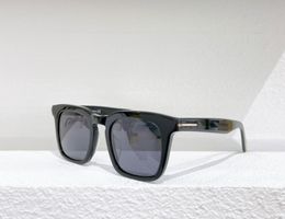 Gafas de sol de Dax Brillante Blackgray Square 0751 Sunnies Fashion Gafas para hombres Occhiali Da Sole Firmati UV400 Protection Eyewear 7251220