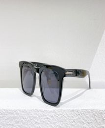 Gafas de sol de Dax Brillante Blackgray Square 0751 Sunnies Fashion Sun Gafas para hombres Occhiali Da Sole Firmati UV400 Protection Eyewear 3089152