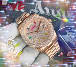 Jour Date tourbillon mécanique hommes montre 41mm ciel diamants anneau mouvement automatique 904L Acier Inoxydable Bracelet horloge Auto-vent Mode Montres Cadeaux