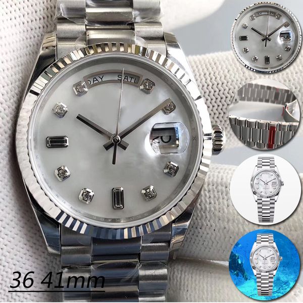 Day Mens Watches Date St9 Machine automatique 40 mm 904L