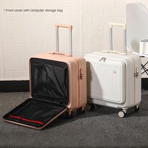 Day Packs 18 pouces Case d'embarquement Business Trip Computer Travel Luggage Cardan Wheel Intercouche Rangement