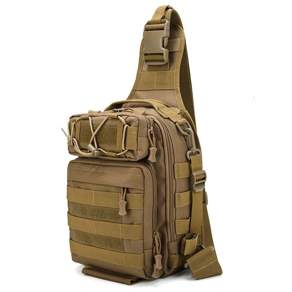 Packs de jour Pêche Escalade Poitrine Sac Outdoor Tactics Militaire Multifonction Épaule Sac À Dos Sacs À Dos pour Sport Molle System 230807