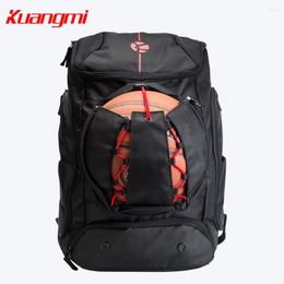 Dagpakketten Kuangmi Basketball voetbaltas 42 L 30 Zakken Training Backpack Suit voor man vrouwen en tiener
