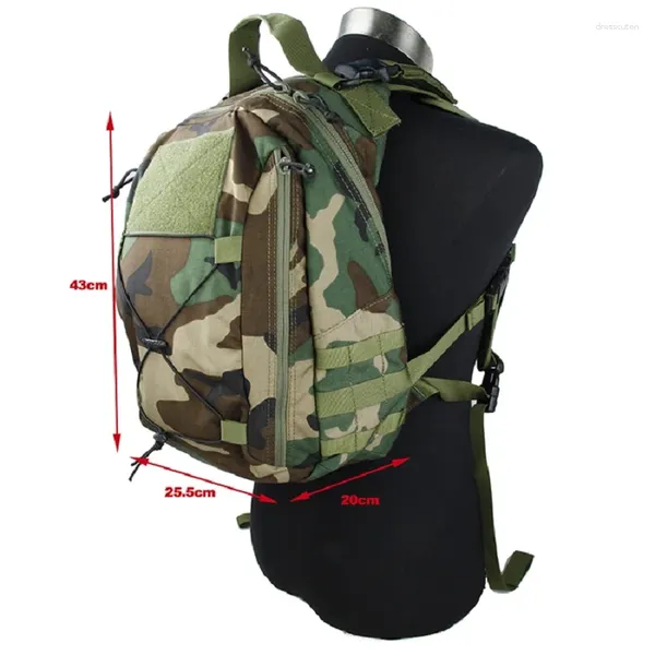 Sac à dos pour Sports militaires, randonnée en plein air, Camping, chasse, équipement tactique, tissu 500D domestique en forêt