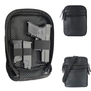 Day Packs Tactique Pistolet Dissimulé Sac De Transport Pistolet Poche Pour Arme De Poing Double Porte-revues Épaule Taille Fanny Pack Protection Douce 230807