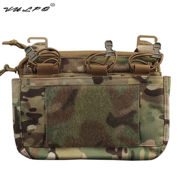 Packs de jour VULPO FCPC FCSK Plate Vest Chest Rig Tactical Front Flap Pouch Avec Triple Magazine Kangroo 230807