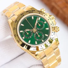 Day Tona M116509LN-0013 AAAAA 5A kwaliteit Superclone horloges 40 mm heren automatische mechanische chronograaf 7750 saffierglas met groene doos Jason007 horloge 15