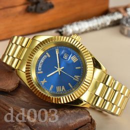 Daydate presidentieel horloge ZDR designer horloges van hoge kwaliteit 41 mm 2813 montre de luxe roestvrijstalen automatisch uurwerk horloges vakantiegeschenken 228235 SB017 C23