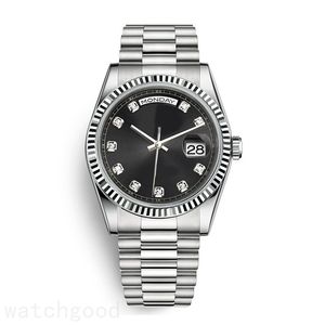 Daydate horloge voor dames heren automatisch polshorloge diamant roze 36 mm dame Orologio. Mechanisch uurwerk horloge van aaa-kwaliteit roestvrij staal, eenvoudig dh09 C23