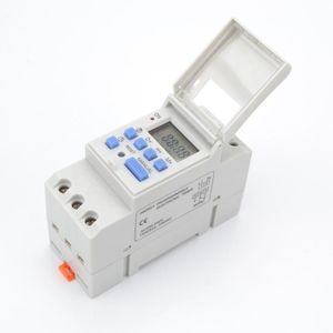 Dagen programmeerbare digitale timer -schakelaar Relaisregeling 220V 230V 6A 10A 16A 20A 25A 30A Elektronische wekelijkse huistiming socket timers