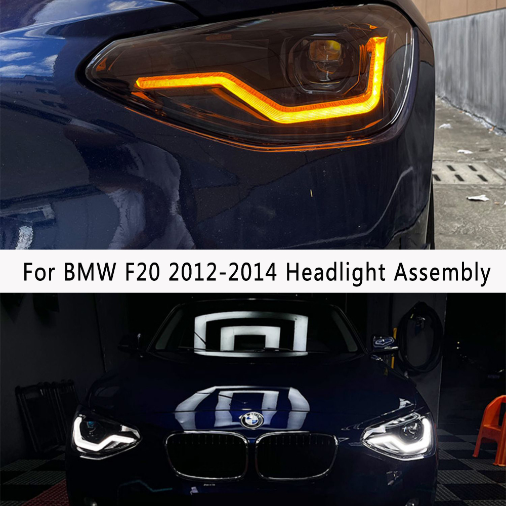 Daytime Running Light For BMW F20 LED Headlight 2012-2014 Headlights 1 Series 116i 118i Front Lamp Dynamic Streamer Turn Signal