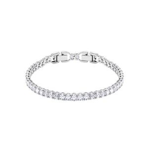 Dazzling Slider Tennis Link Chain Bracelets 100% 925 Sterling Silver Cubic Zirconia Crystal Bracelet pour les femmes de luxe Mariage Engagemen316e