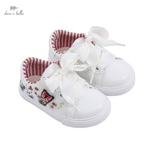 DB17374 Dave Bella printemps bébé filles chaussures de dessin animé de mode nouveau-né fille chaussures mignonnes 210326