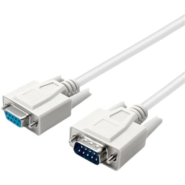 Câble série DB9, port com, câble de connexion rs232, câble d'extension direct croisé mâle à femelle à femelle à 9 broches, cuivre pur
