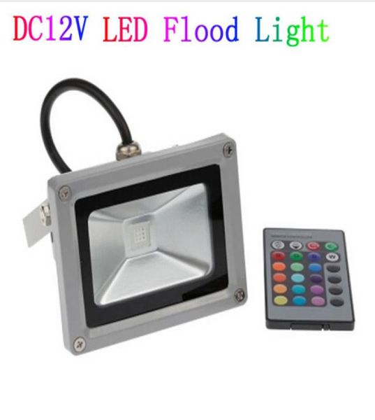 DC 12V 10W 20W 30W 50W reflector led para exteriores lámpara de luz de inundación RGB reflector led foco exterior projecteur3391730