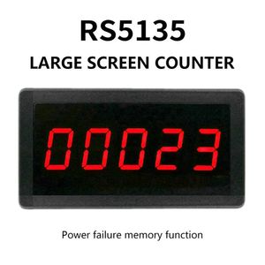 DC 12V-24V 5 Digitale LED Red Tachometer RPM Speed ​​Meter Electronic Teller 0-999999rpm Hall Nabijheidsschakelaar Sensor NPN NPN